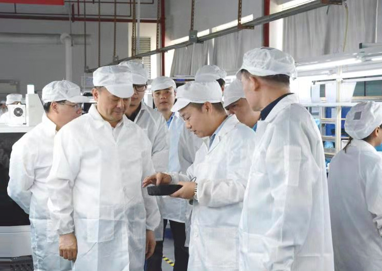 萍乡市委书记陈敏率队到太阳集团2007网站考察